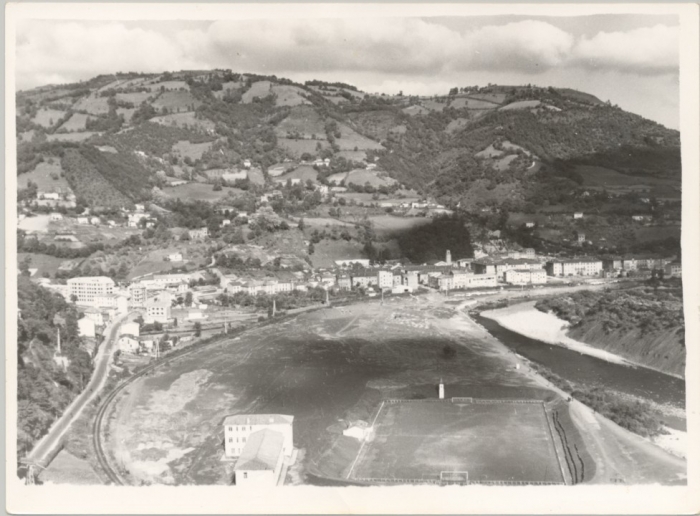 Campo  de fútbol El Florán, Blimea, 1968